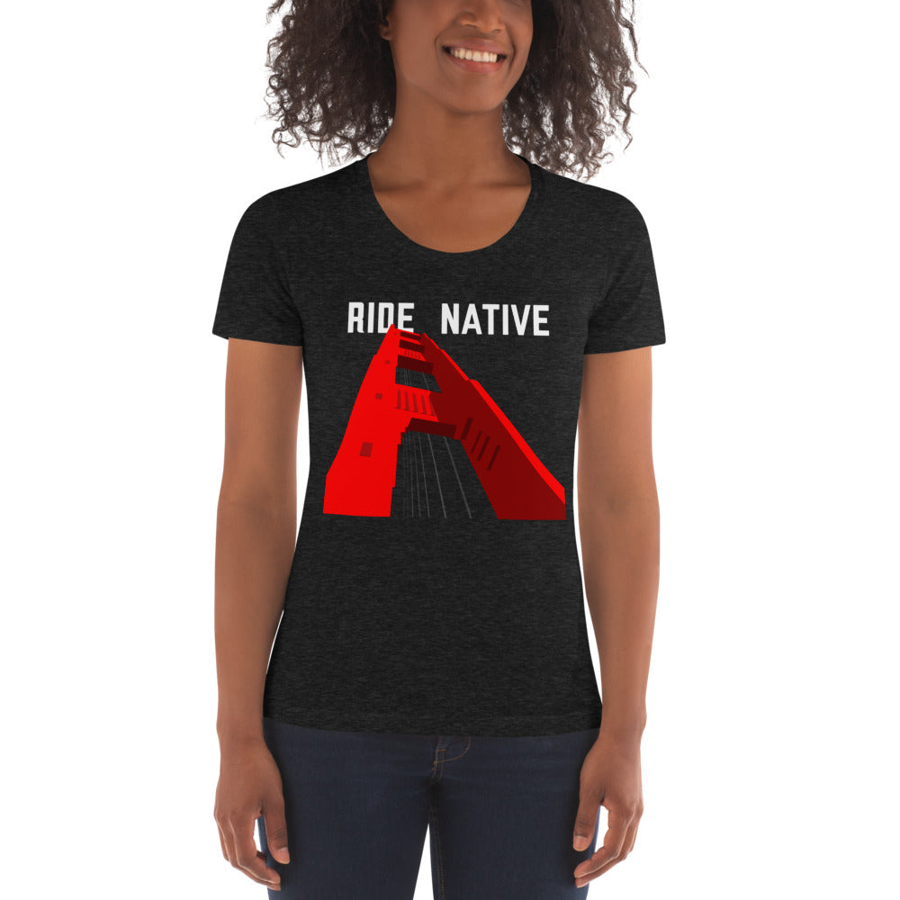 Golden Gate Bridge 'Ride Native' Women's T-shirt