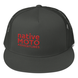 'native moto adventures' mesh trucker cap - Native Moto Adventures