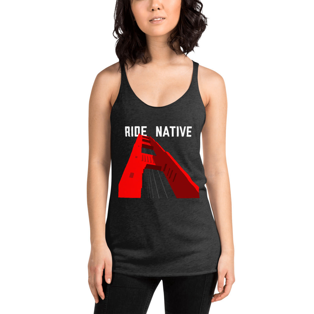 'Ride Native' Women's Racerback Tank