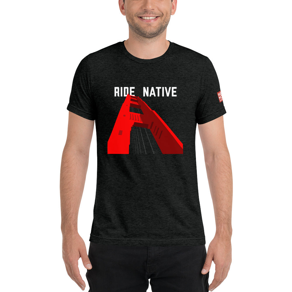 Golden Gate Bridge 'Ride Native' Short sleeve t-shirt